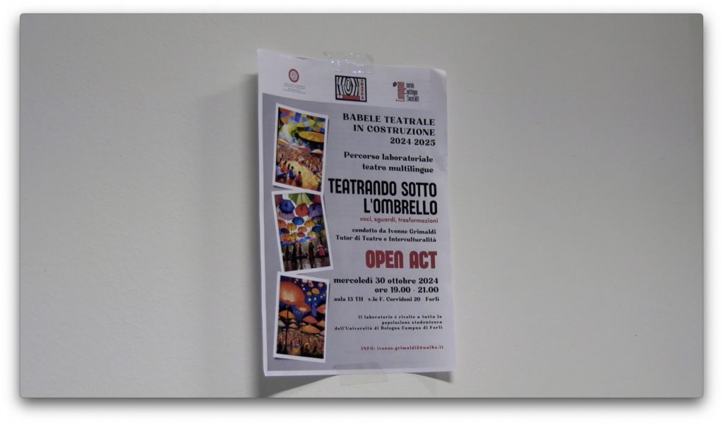 Teatrando sotto l’ombrello